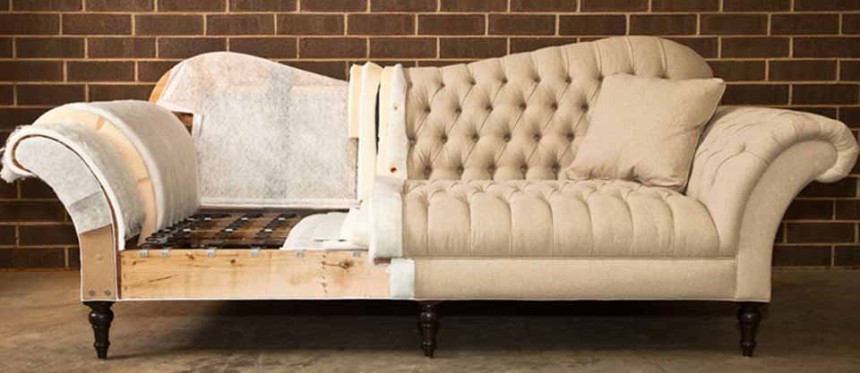 recovering a sofa in leather